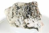 Native Silver Ribbons on Light Pink Dolomite Matrix - Morocco #368317-1
